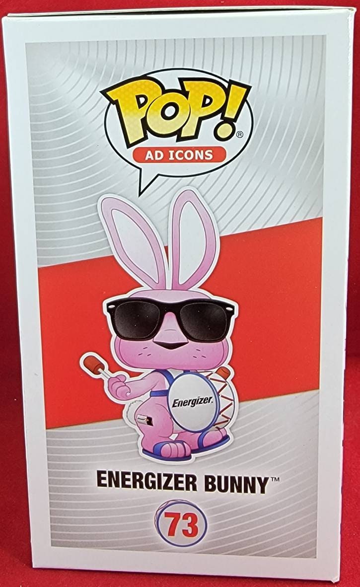 Energizer bunny flocked funko exclusive # 73 (nib)