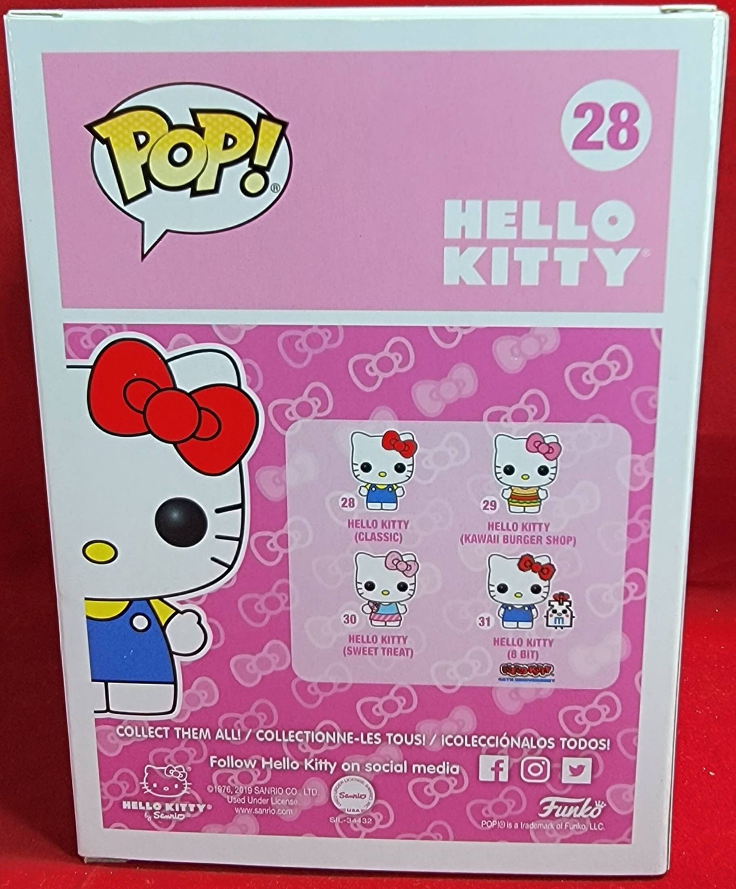 Hello Kitty flocked target exclusive 28 (nib)