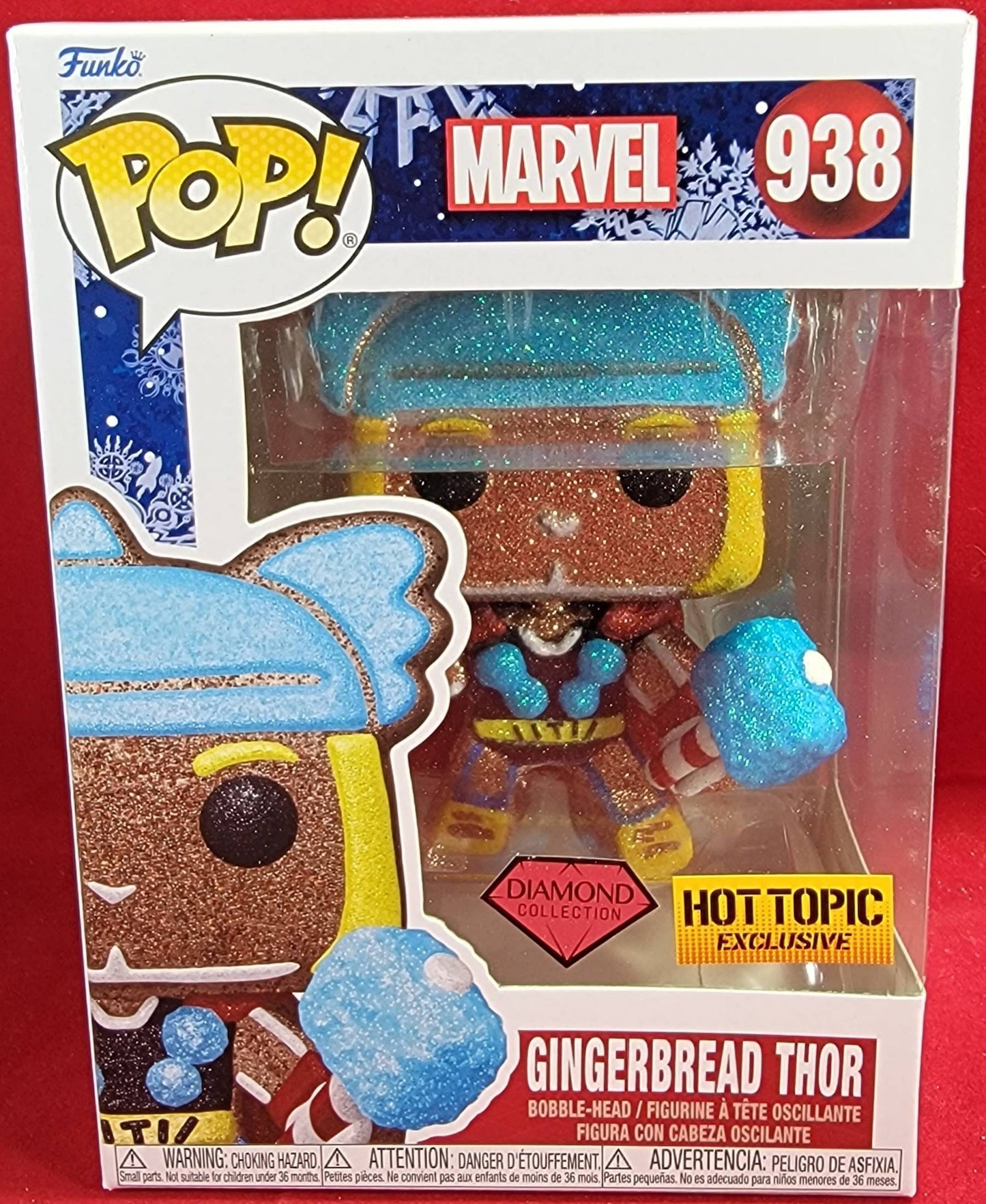 Gingerbread diamond thor funko # 938 (nib)