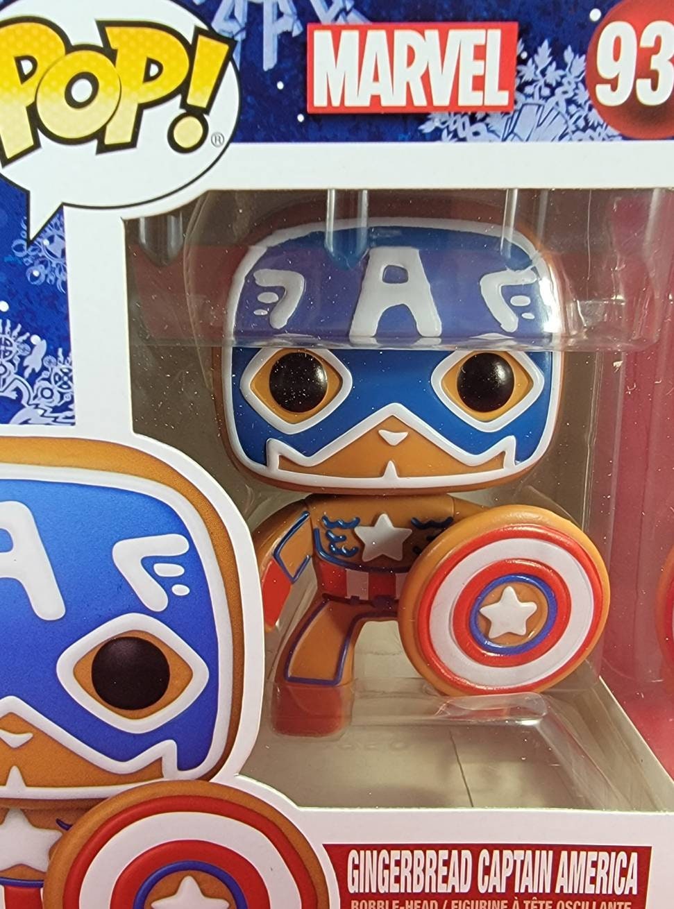 Gingerbread captain America funko # 933 (nib)