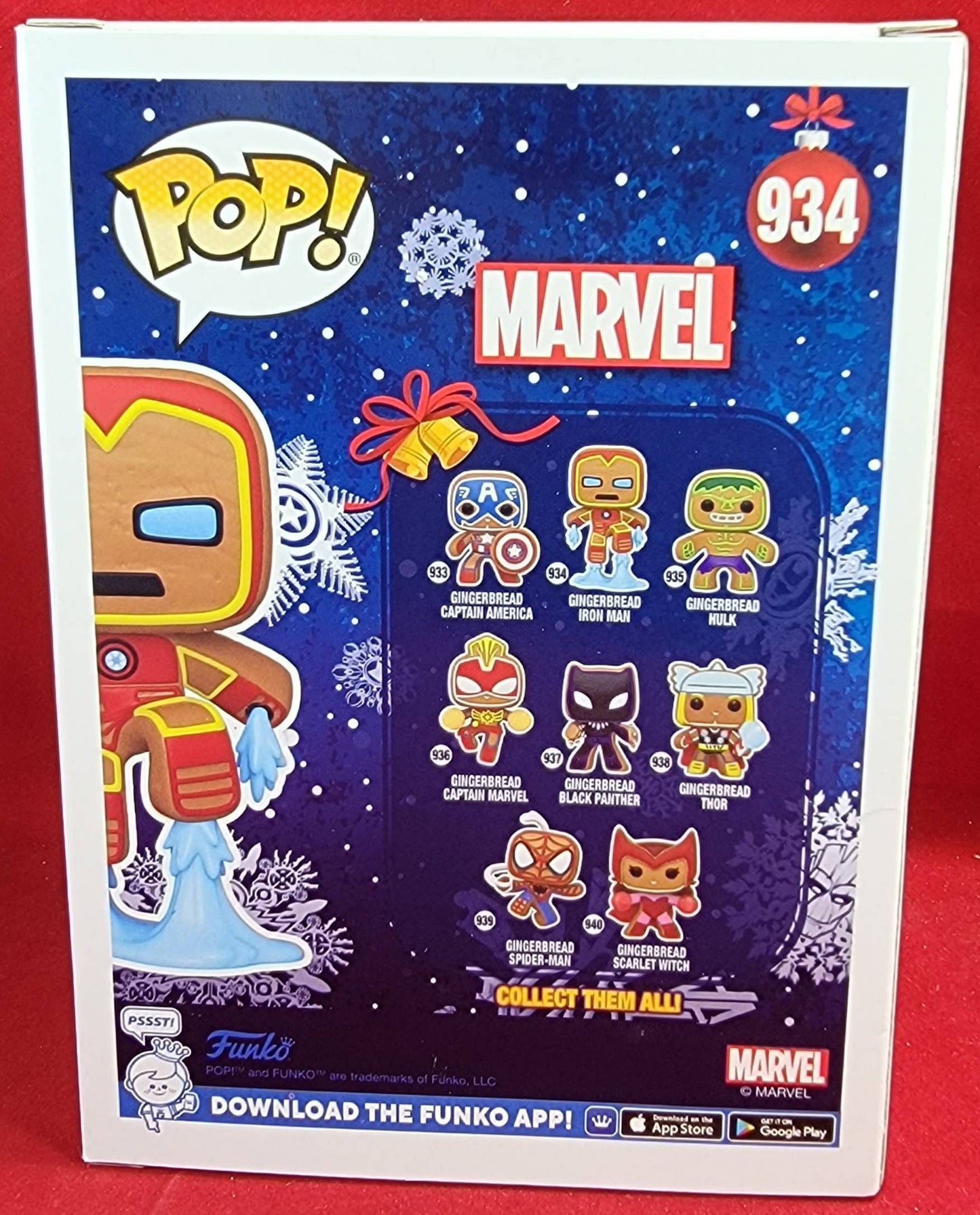 Gingerbread iron man funko # 934 (nib)