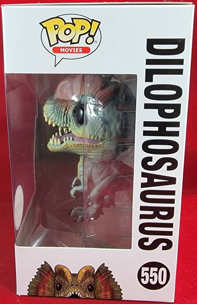 Dilophosauras chase funko # 550 (nib)