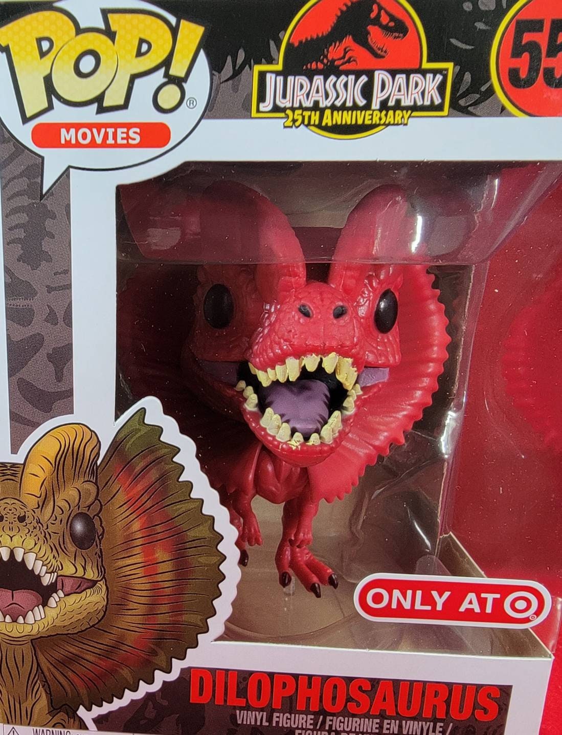 Dilophosaurus target exclusive funko # 550 (nib)