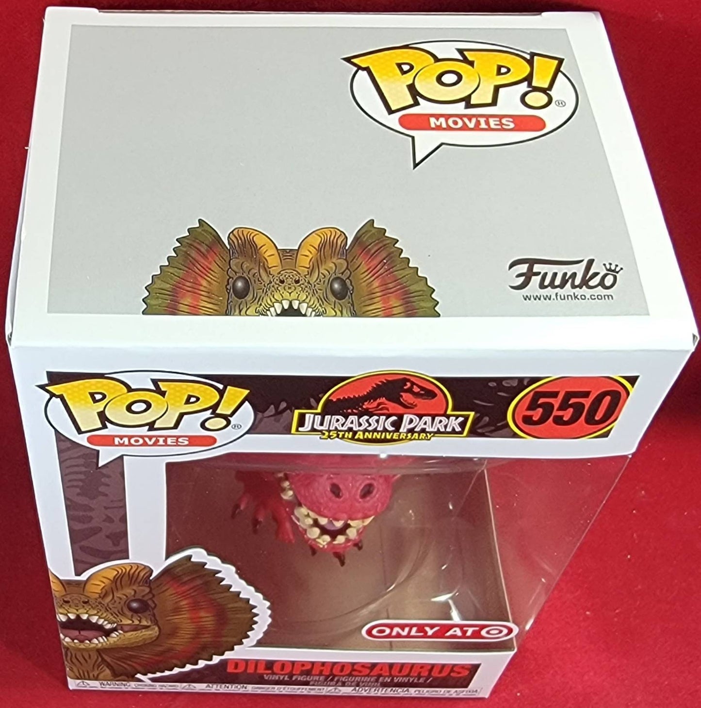 Dilophosaurus target exclusive funko # 550 (nib)