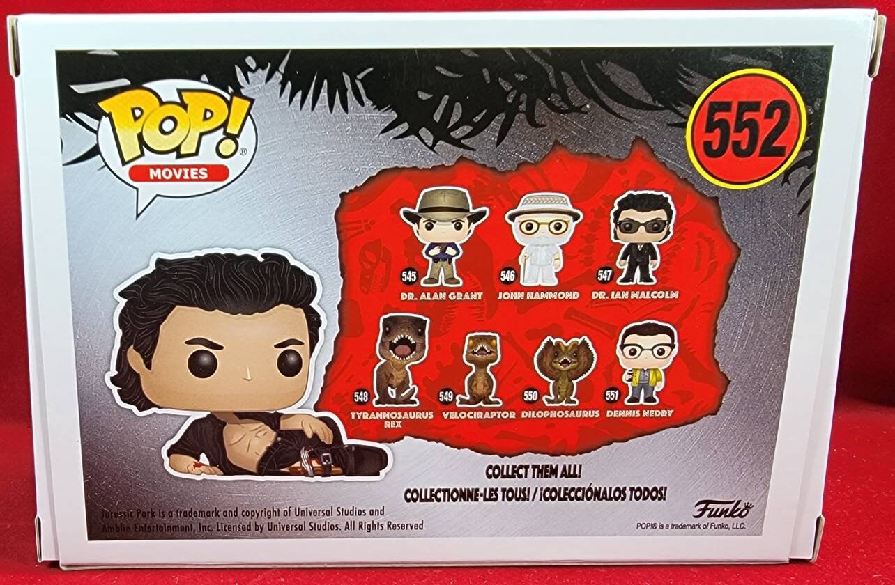 Dr. Ian malcolm target exclusive funko # 552 (nib)