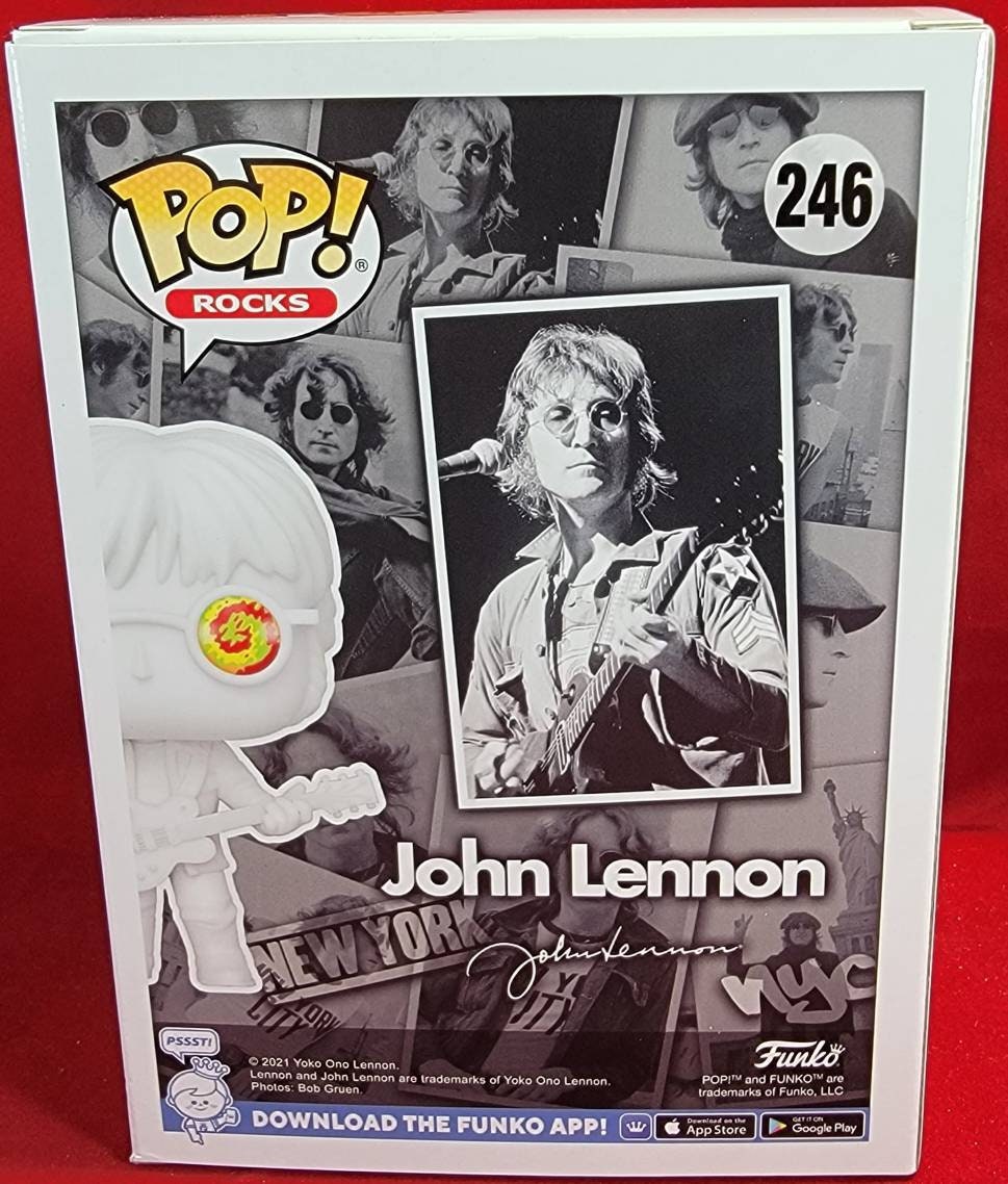 John Lennon entertainment earth exclusive funko # 246 (nib)