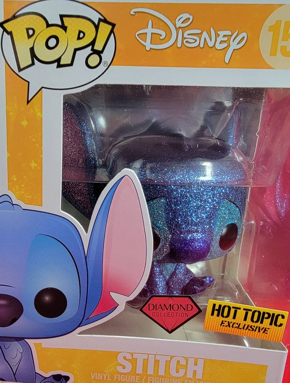 Hot topic exclusive diamond Stitch funko # 159 (nib)