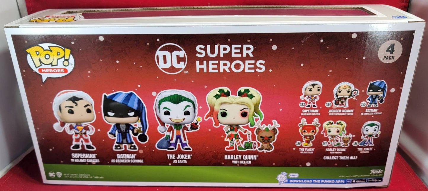 Dc super heroes walmart exclusive 4 pack (nib)