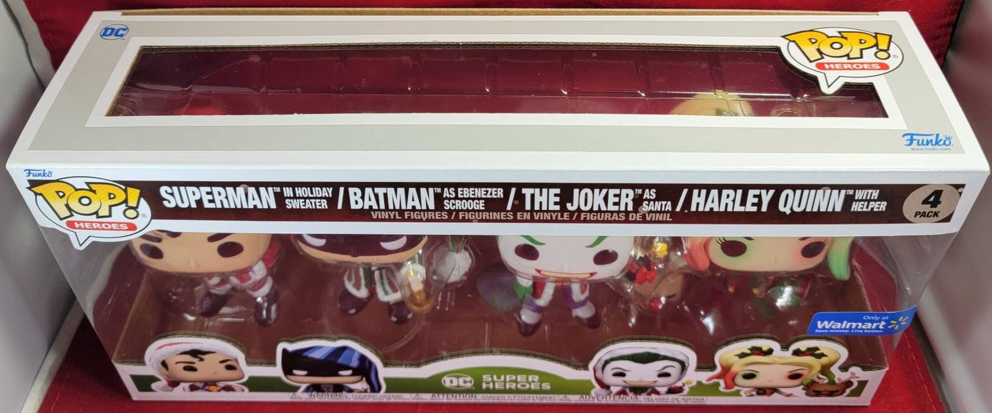 Dc super heroes walmart exclusive 4 pack (nib)