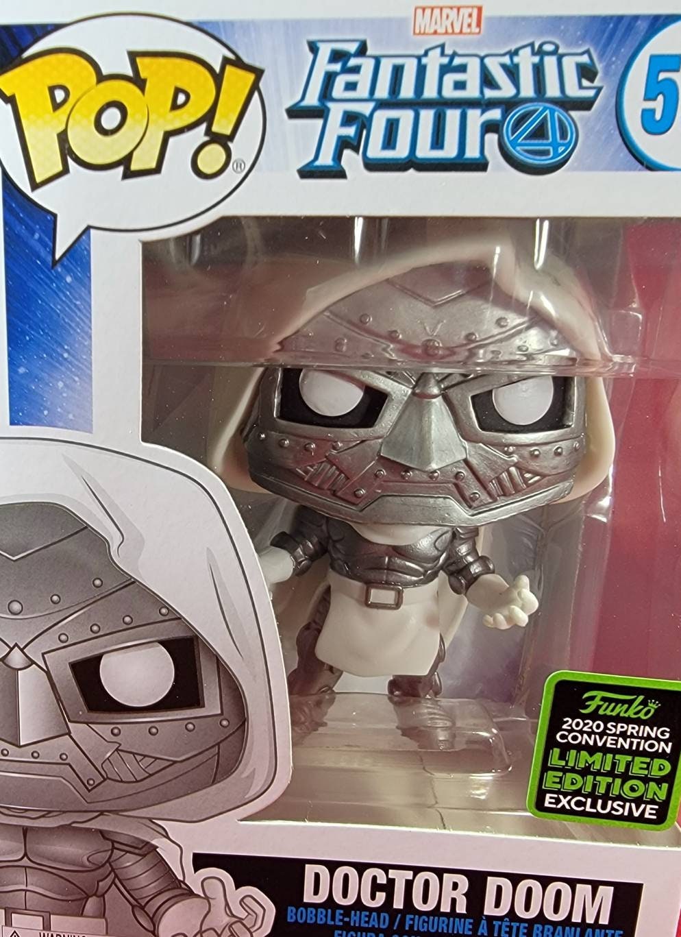 doctor doom 2020 spring convention funko # 591 (nib)