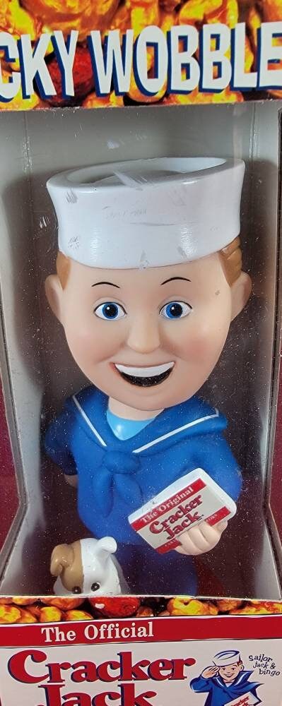 Cracker jack wacky wobbler (nib)