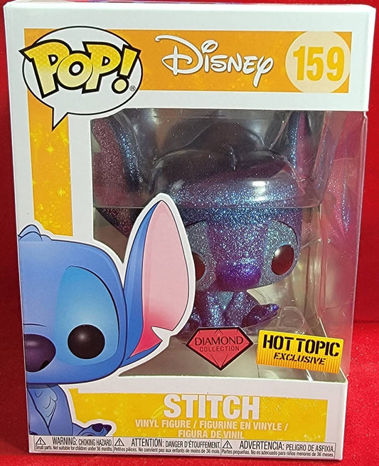 Hot topic exclusive diamond Stitch funko # 159 (nib)