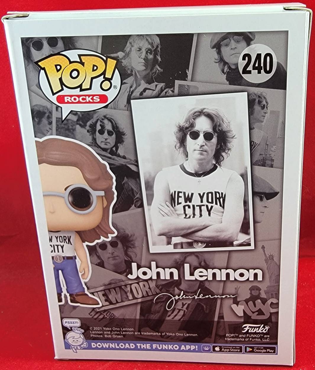 John Lennon 2021 fall convention exclusive funko # 240 (nib)