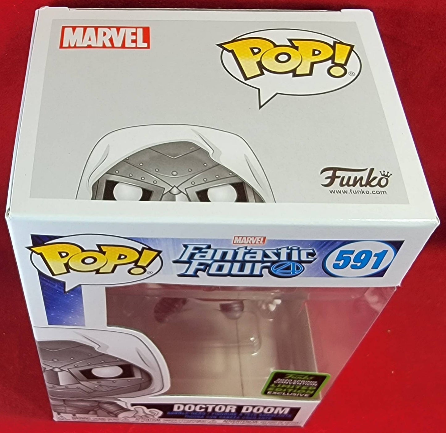 doctor doom 2020 spring convention funko # 591 (nib)